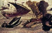 Filippo Napoletano Naval Battle France oil painting artist